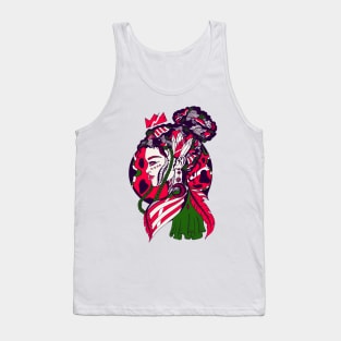 Bold Retro Beauty Queen Tank Top